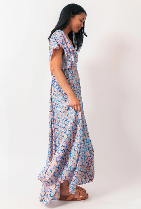 Y Why? Florales Maxikleid Aurelia